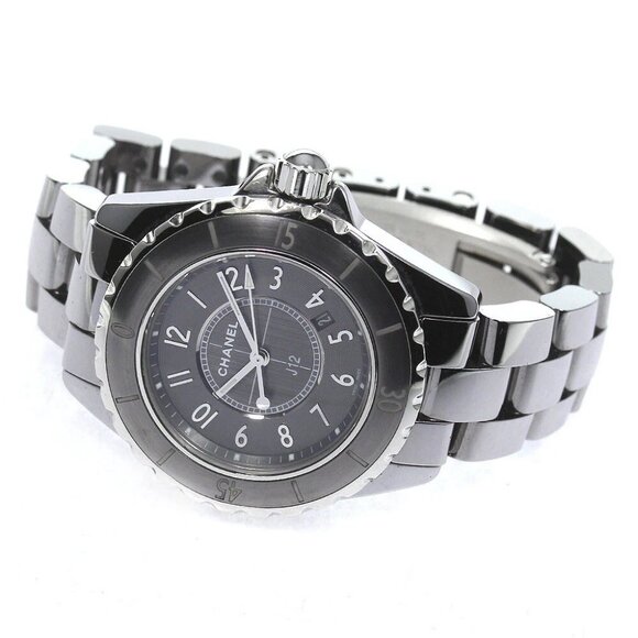 CHANEL J12 Chromatic H2978 Date gray Dial Quartz Ladies Watch - Picture 1 of 12